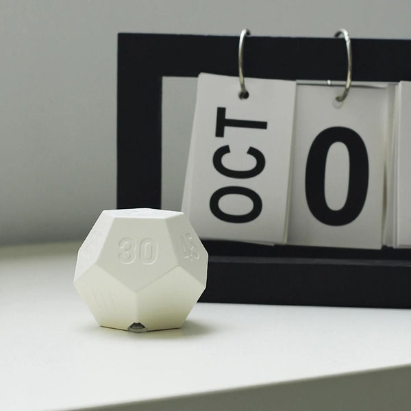 Cube Timer 450mAh Rechargeable Mini Time Management Cube Dodecagon Time Ball