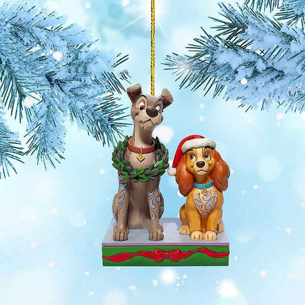 Christmas Tree 2D Disney Acrylic Ornaments Xmas Pendants Hanging Kids Gift DecOD