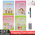 Kids Magic Handwriting Copybook Set Reusable English Calligraphy Practice Book