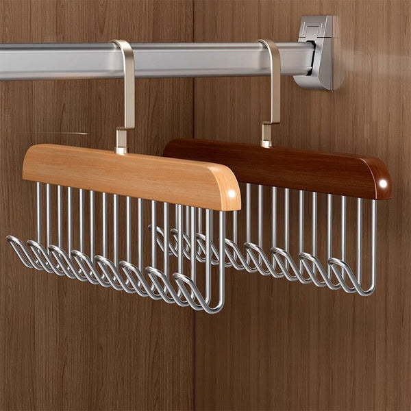 4pcs Multi Hook Coat Hanger Bra Hanger Scarf Organizer Space Saving Hanger AUS