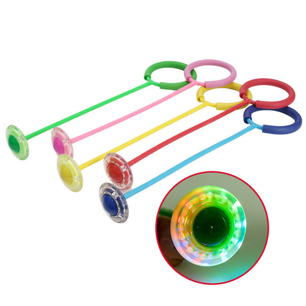 LED Flashing Skip Ball It Jump Toy For Kids Ankle Adult Rotation Sports Kits AU