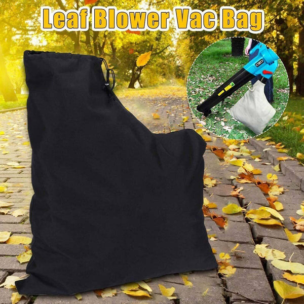 1/2x Black Zip Leaf Blower Vacuum Bag Replacement Garden Lawn Leave Storage Bags