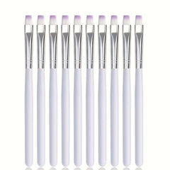 2PCS Nail Art Brush Pens Nylon Acrylic Liner Painting Brushes