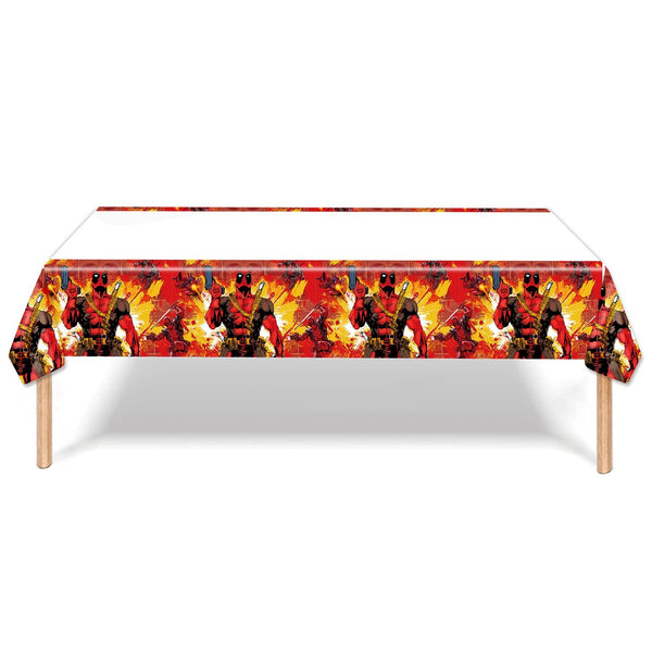 Deadpool Tableware Party Supplies Birthday Banner Topper Balloon Plate