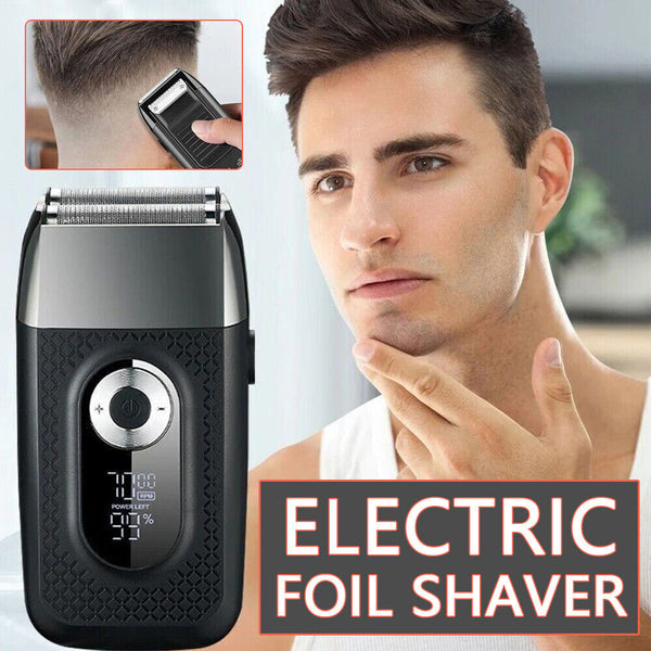 Electric Foil Shaver Reciprocating Cordless Razor Hair Clipper USB Beard Trimmer