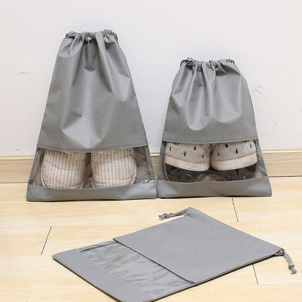 10pcs Portable Shoes Bag Non-woven Travel Storage Pouch Drawstring Dust Bags AU