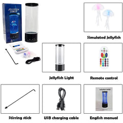 Jellyfish Lamp – 17-Colour LED Mood Night Light Aquarium