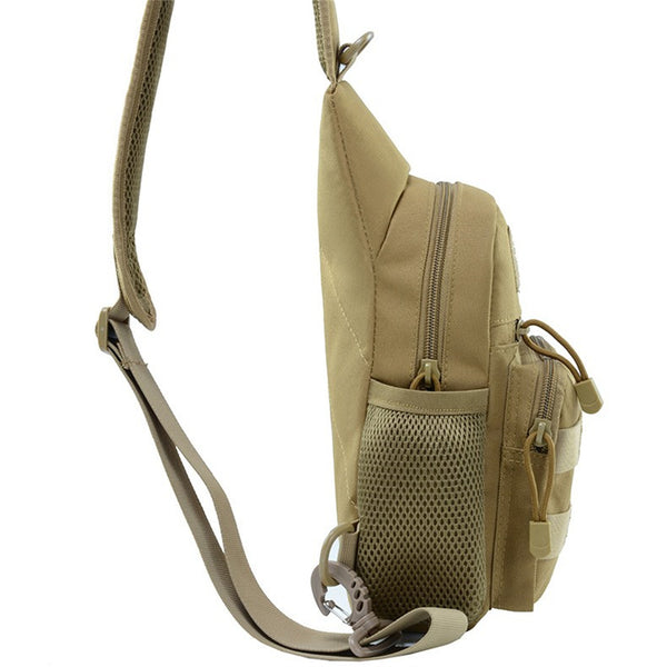2PCS Men's Sling Bag Crossbody Chest Bag Outdoor Travel Shoulder Backpack