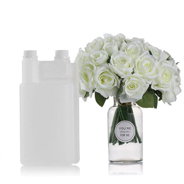 250-1000ml Plastic Twin Chamber Bottle Tamper Evident Cap Chemical Liquid Bottle