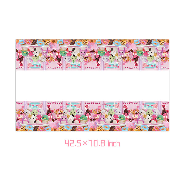 Kids pastel theme 7 inch party plates