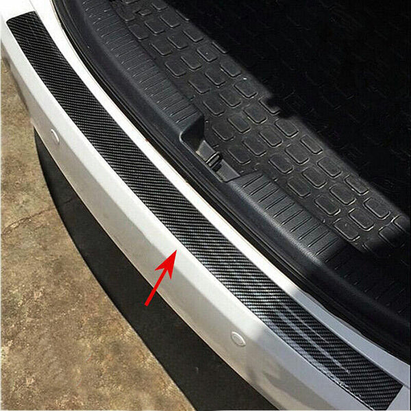 2.5M Carbon Fiber Car Door Sill Scuff Step Plate Panel Bumper Protector Strip AU