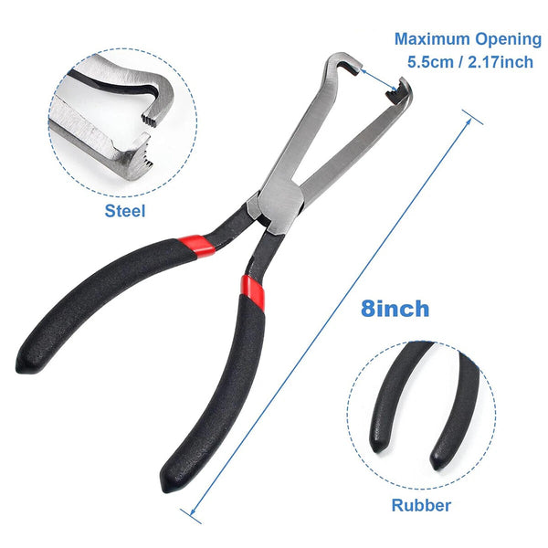 2PCS 8 Inch Electrical Disconnect Pliers Automotive Connector Removal Tool