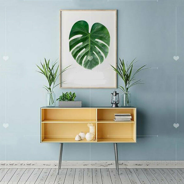 12x Large Tropical Hawaiian Artificial Palm Monstera Leaves Party Fake Luau Deco
