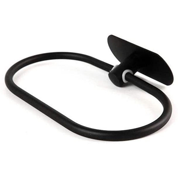 2X Stainless Steel Oval Towel Ring Rail Holder Wall Mounted Hand Towel Rack Bath