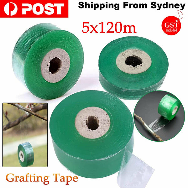 5PCS 120m Grafting Tape Nursery Stretchable Fruit Tree Plant Like Tools New AU