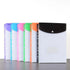 24PCS A4 PVC Document Folders Filing Wallets with Popper Closure