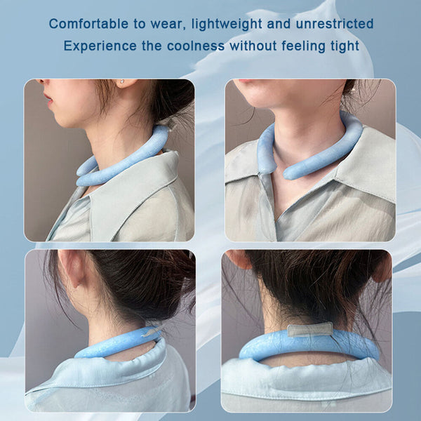 Dr Chilly Ice Ring, Neck Cooling Tube, Portable Cooling Neck Ice Ring