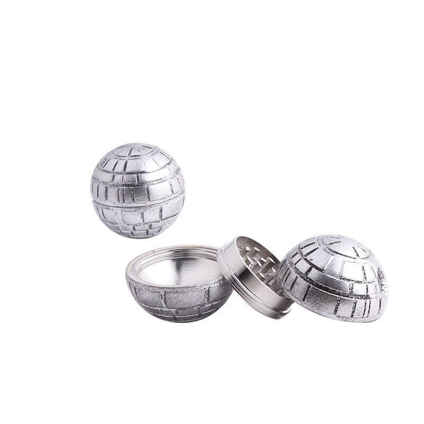 Metal Zinc Alloy Herb Grinder Hand Muller Smoke Crusher Spice Aluminum Wtih Box