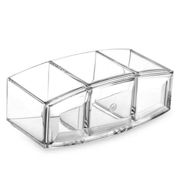 2pcs Clear Acrylic Makeup Brush Holder | Dustproof Cosmetic Organizer Storage Case