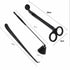 3pcs Candle Care Tool Set | Stainless Steel Wick Trimmer, Snuffer & Wick Dipper