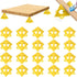 20pcs Painter’s Pyramid Stands with Brushes | Mini Paint Support Cones for Painting & Craft Projects