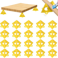 20pcs Painter’s Pyramid Stands with Brushes | Mini Paint Support Cones for Painting & Craft Projects