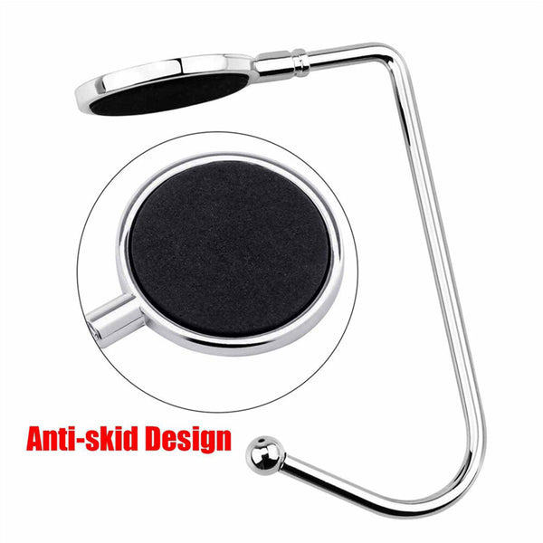 Anti-slip pad under the round top of the stocking holder