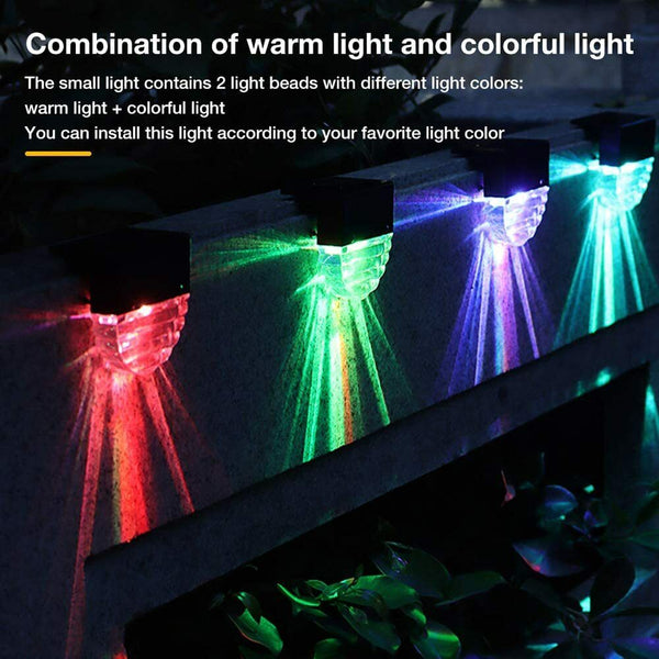 NEW Waterproof Solar Deck Lights for Outdoor Patio Stairs Yard Garden Pathway AU