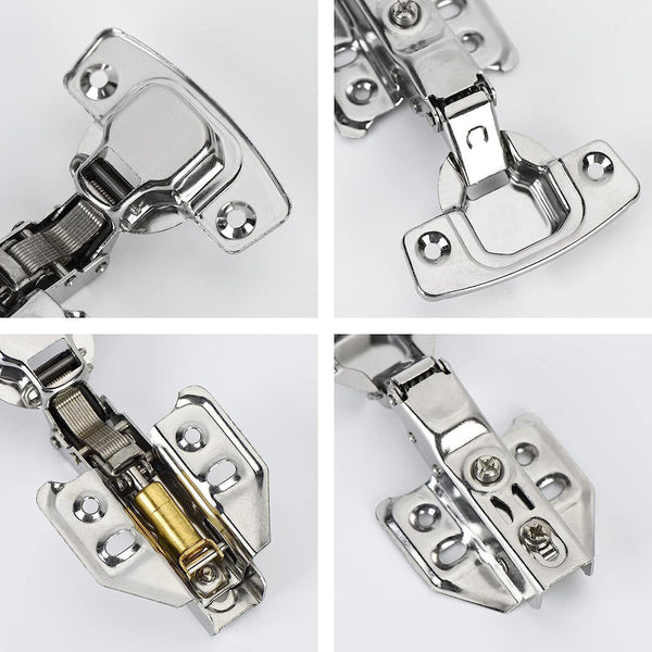 10-50PCS Door Hinge Cabinet Cupboard Hinges Soft Close Full Overlay Wardrobe AUS