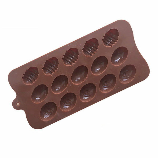 2PCS Bunny Egg Easter Chocolate Cake ice Cube Cookie Silicone Mold Fondant AU