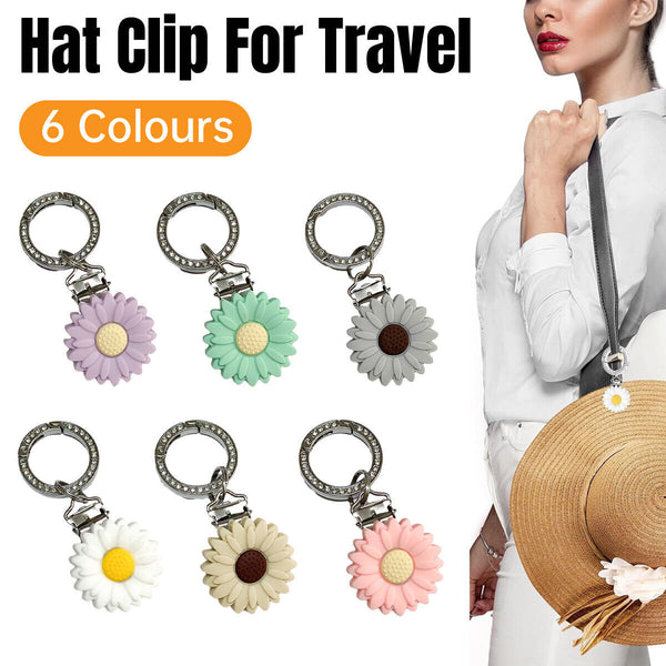 Daisy Silicone Cap Clip Multi Function Brim Clip Holder for Hat Bag Accessories