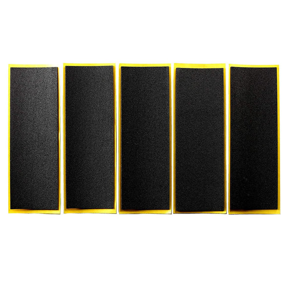 50PCS Proffessional Fingerboard Black Foam Grip Tape 38x110mm Skateboard Foam AU