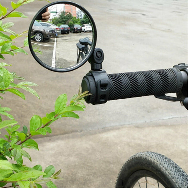 2PCS Bicycle Rear View Bike Handlebar Flexible Cycling Mirror Rearview Mirror AU