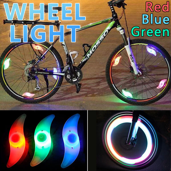 Bike Bicycle Wheel LED Cycling Spoke Wire Tire Tyre 3 Modes Flash Light Lamp