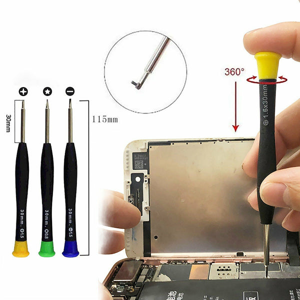 21 in 1 For Mobile Phone Repair Tools Kit Set Prying Opening Tool Screwdriver AU