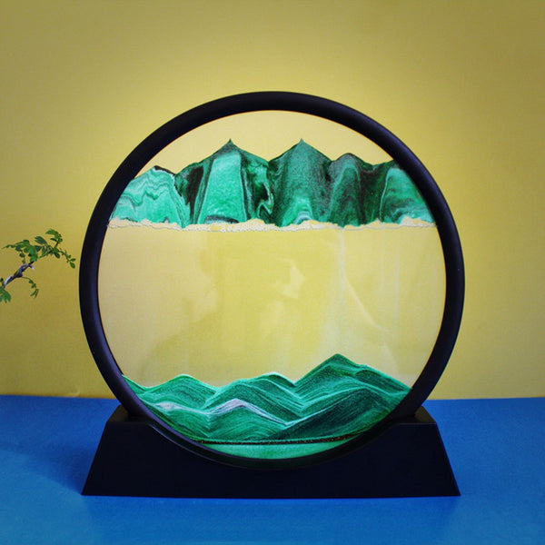 Moving Sand Art Sandscapes 3D Deep Sea Display Dynamic Flowing Picture Motion