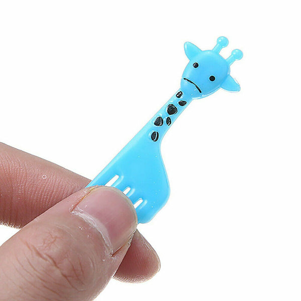 36 Pcs Mini Kids Animal Food Fruit Picks Forks Lunch Box Accessory Decor Tool AU