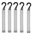 100pcs Hanging Basket Pot Hooks 36cm | 3-Prong Plant Hangers for Flower Pots