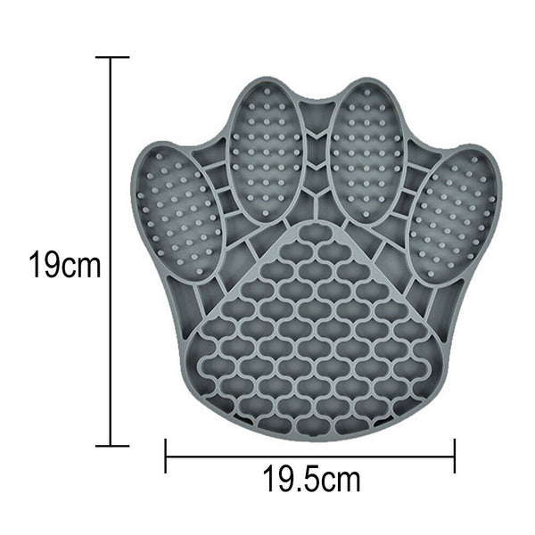 Dog Bath Training Lick Pad Slow Feeder Pet Mat Shower Grooming AU