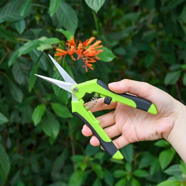 2PCS Gardening Pruning Shears Plant Scissors Trim Branch Trees Secateurs Tool