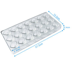 Heart Silicone Resin Mold Necklace Pendant Casting DIY Jewellery Mould