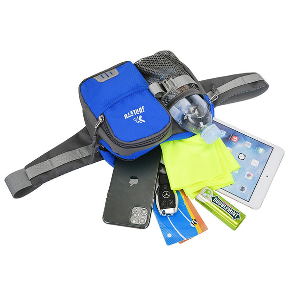 Belt Bag Water Bottle Holder Outdoor Cycling Nylon Waist Pack Camping Hiking