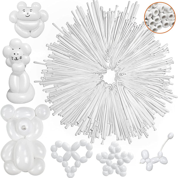 300PCS Long Twisting Balloons Latex Modelling Balloons for Animal Party Decorations