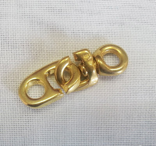 Brass Sister Clip Pack of 2 Clips For Flags/Boats/Yachts/Marine/Nautical AU NEW