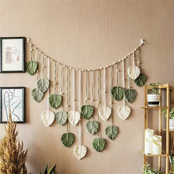 Macrame Wall Hanging Woven Tapestry Boho Wall Art Home Decoration Craft Rope AU