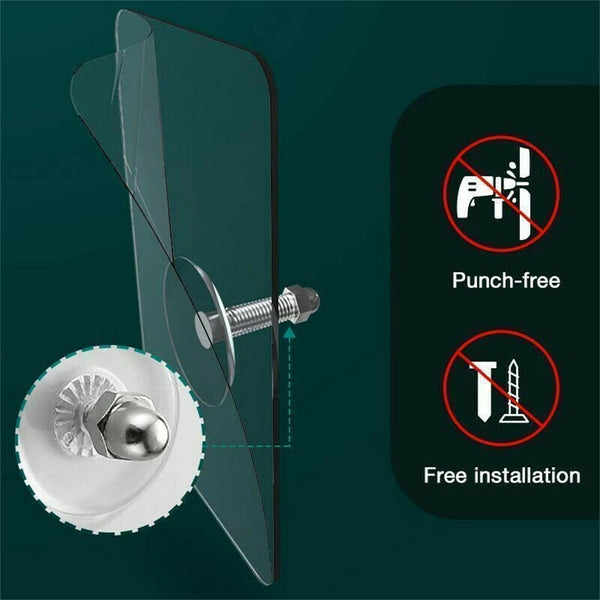 6/10/12mm Punch-Free Self Adhesive Screw Sticker Wall Hanging Hook Nail Holder