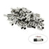 100pcs 5mm Housing End Caps Bike Ferrules Ferrule Brake Cable Metal Bicycle AU