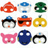 9 Packs Octonauts screw MASK Birthday Party Supplies Cosplay Mask Photo Booth AU