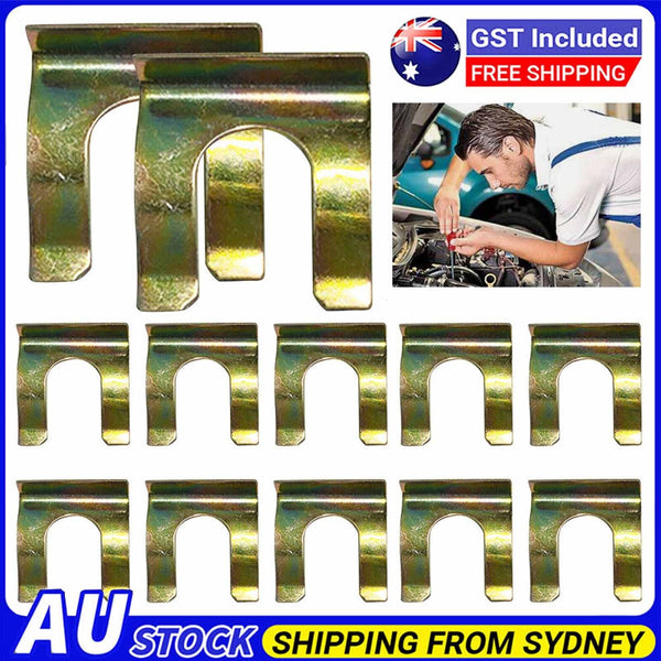 24PCS Hose Retainer Brake Line Clip U Shaped Replacement Vehicles Parts Cable