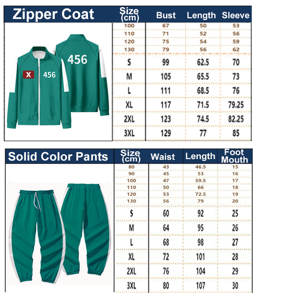 Squid Season 2 Survival Game Costume Suits Cosplay Pants Tracksuit Jacket Suits